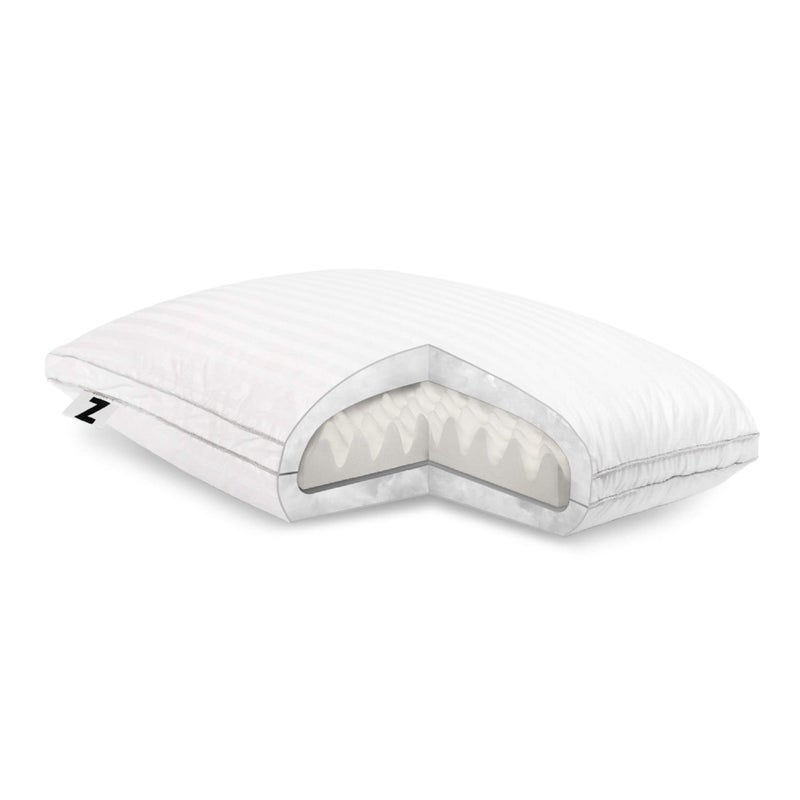 Malouf Convolution Gelled Microfiber with Convoluted Memory Foam Pillow - Down Alternative - Queen - Image 2